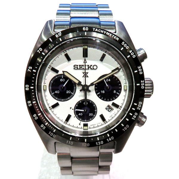 SEIKO Prospec SBDL085 Solar Men's Wristwatch in Stainless Steel White SBDL085
