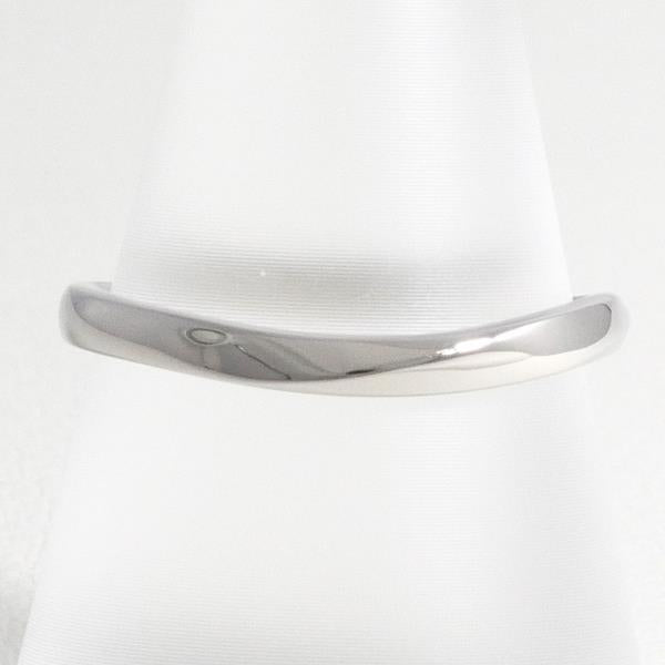 4℃ Platinum PT950 Silver Ring for Men, Size 16 - Preowned