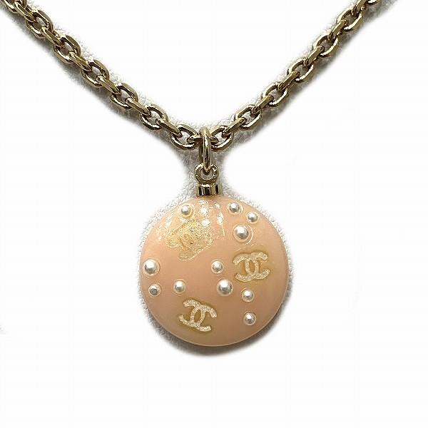Chanel Triple CC Pendant Chain Necklace Metal Necklace in Excellent condition
