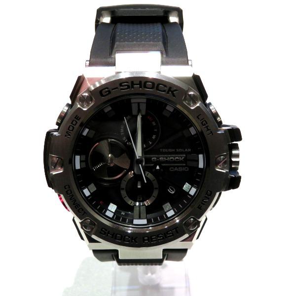 Casio G-Shock Tough Solar Men's Wristwatch GST-B100 in Silver Stainless Steel/Rubber - Preowned GST-B100