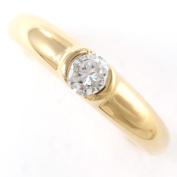 Ladies' VANDOME AOYAMA K18YG Yellow Gold Ring with 0.19ct Diamonds, Size 6 (Pre-owned)