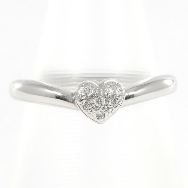 18K Diamond Heart Ring