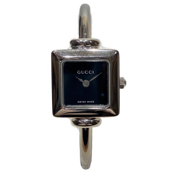 Gucci 1900 L Quartz Women's Watch in Black Stainless Steel - Preloved 1900 L