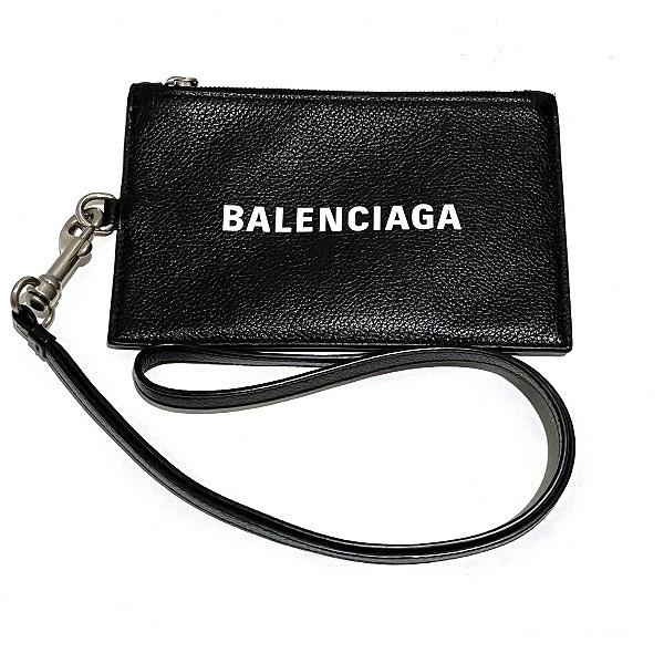 Balenciaga Leather Card Case with Strap Leather Card Case 616015  in Excellent condition